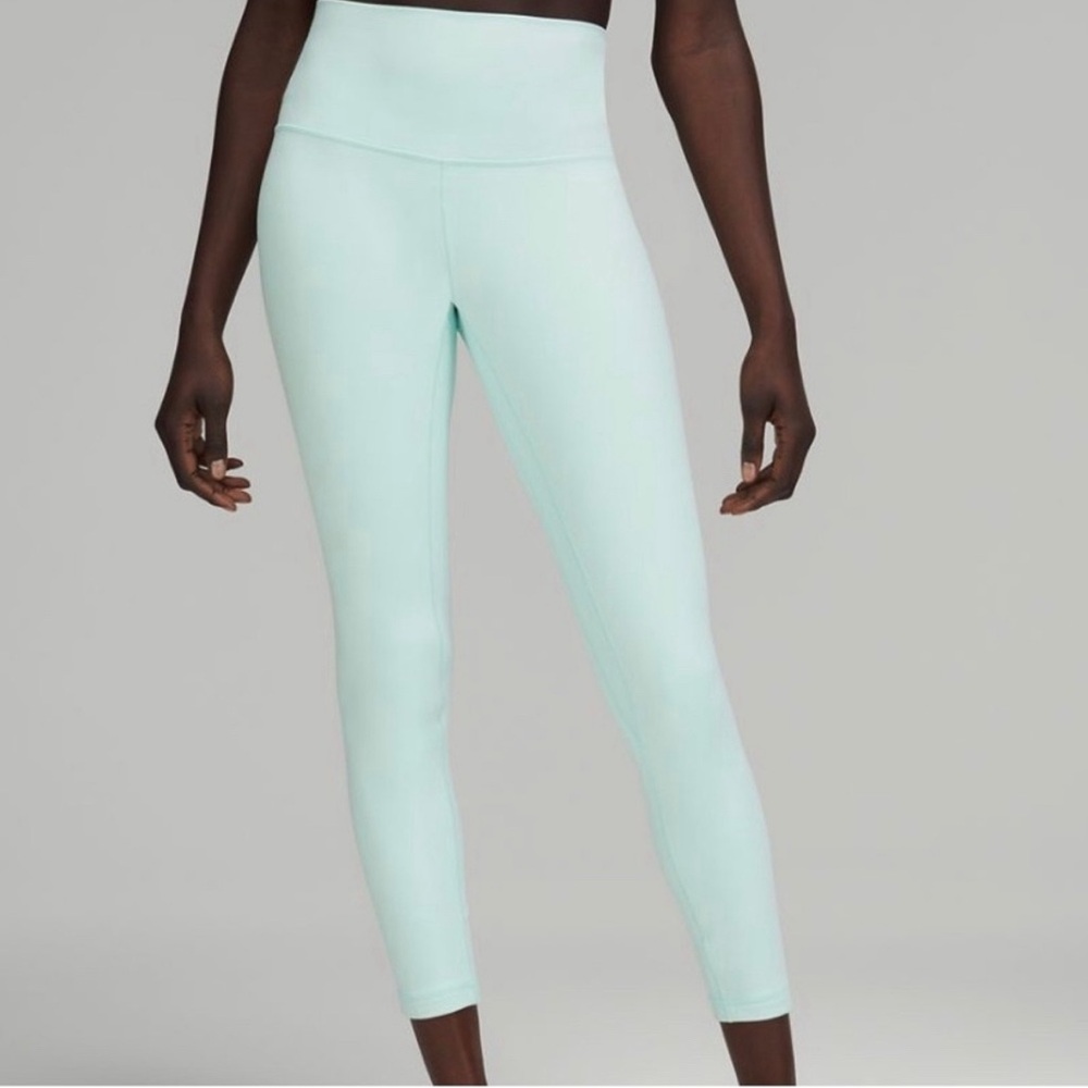 NWT lululemon Align high-rise leggings 25” Size 6 in Delicate Mint